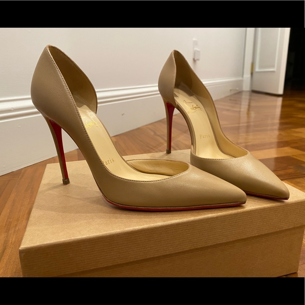 Christian Louboutin IRIZA Nude Shoes